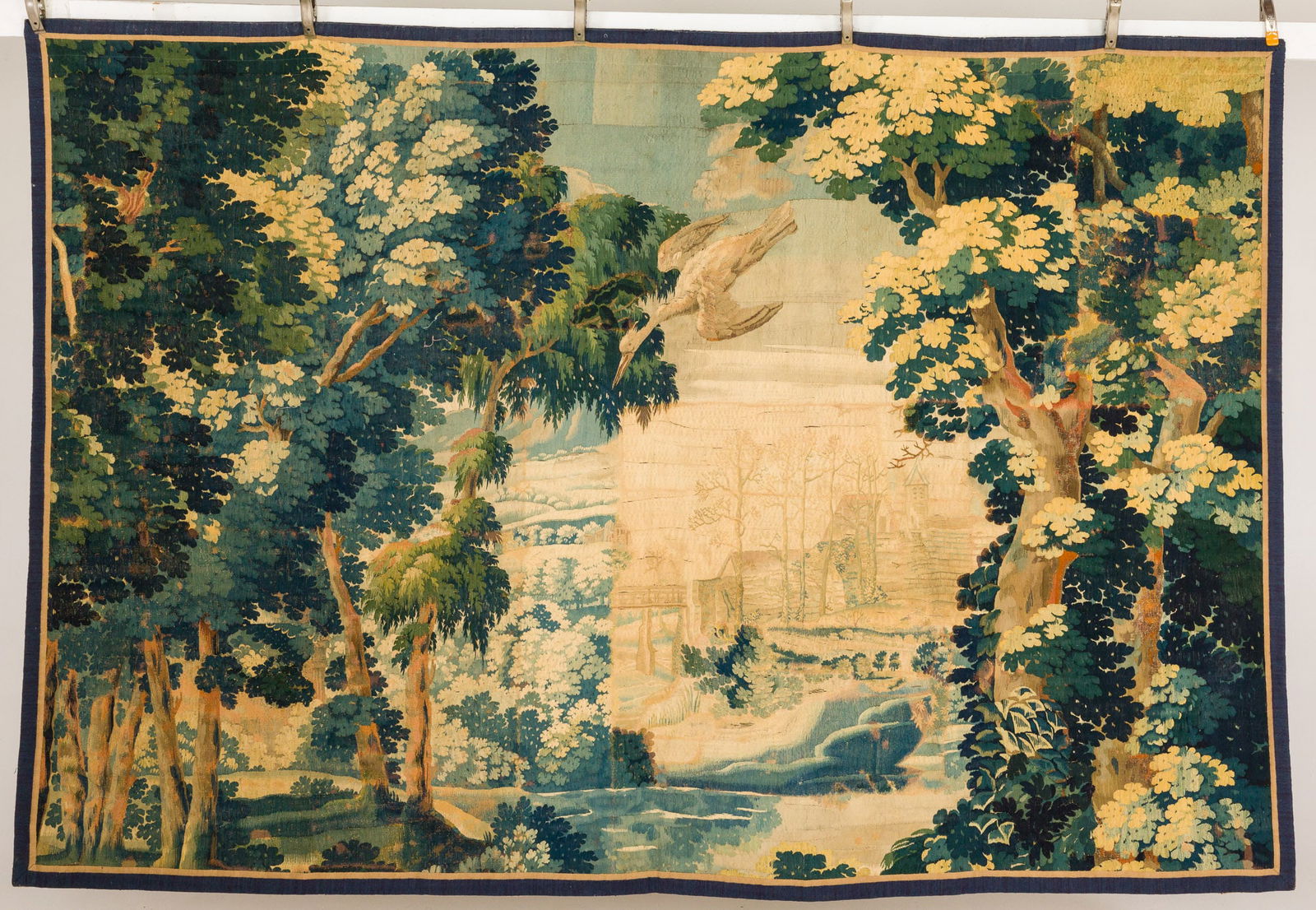 Flemish Verdure Tapestry Panel, Late 17th Century (1 of 17)