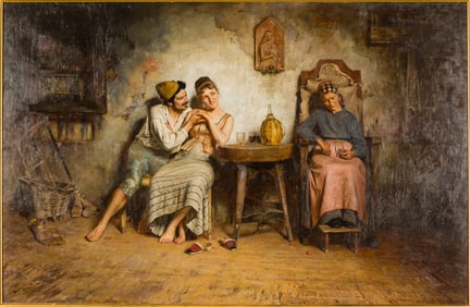 Stephen Wilson Van Schaick (1800?1899), Stolen Sweets, Oil