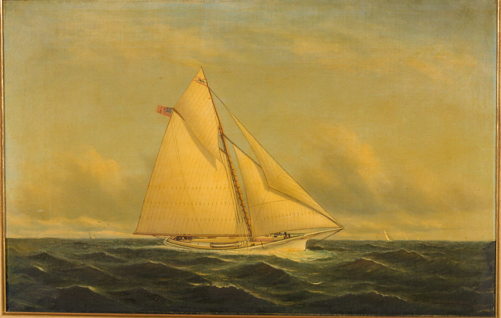 Charles Henry Gifford (MA, 1839-1904), Sailboat, O/C (1 of 14)
