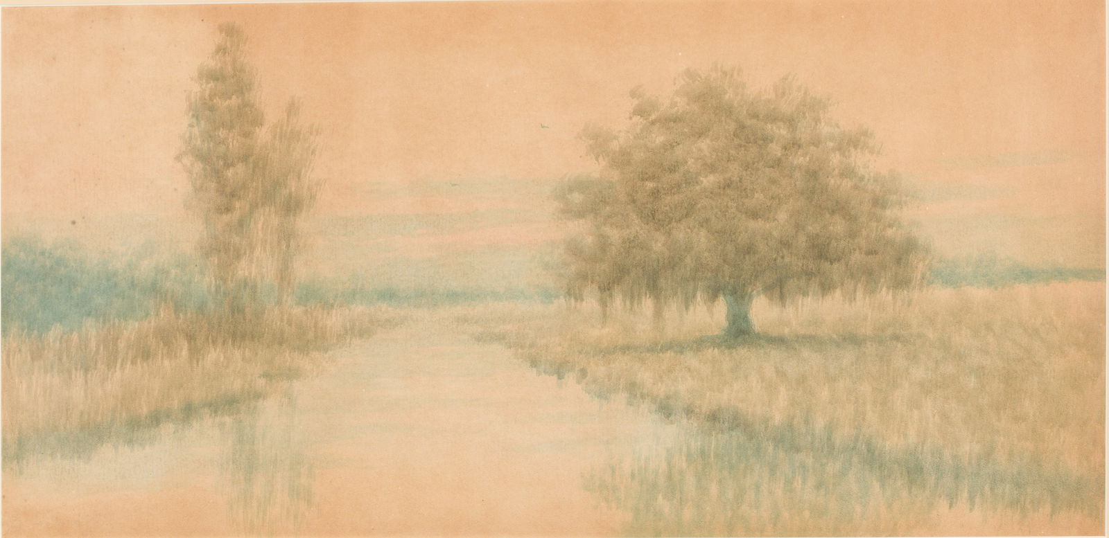 Alexander John Drysdale (Louisiana, 1870-1934), Bayou Scene, W/C (1 of 11)