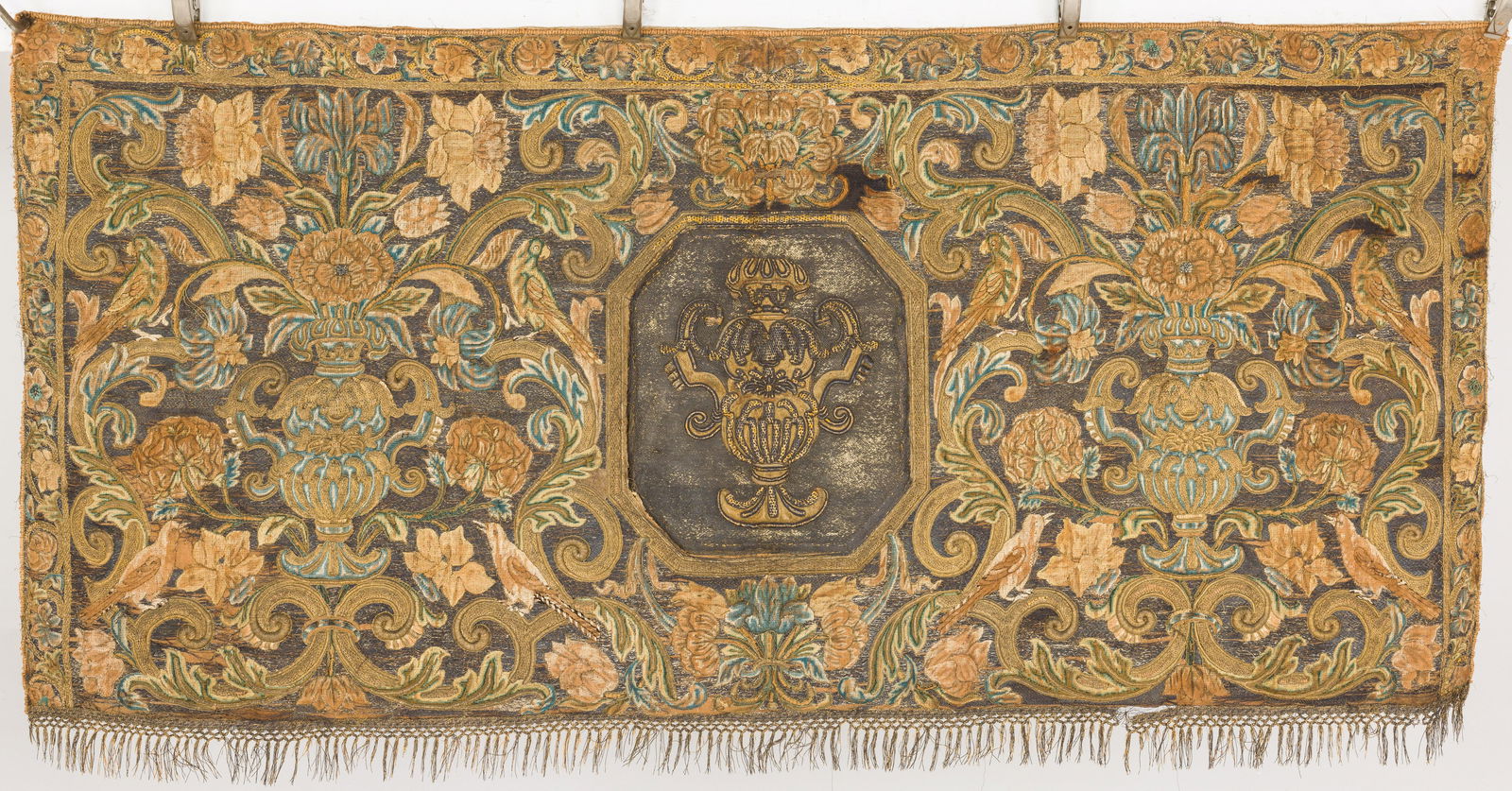 European Gold Embroidered Valance, 17th/18th C (1 of 13)