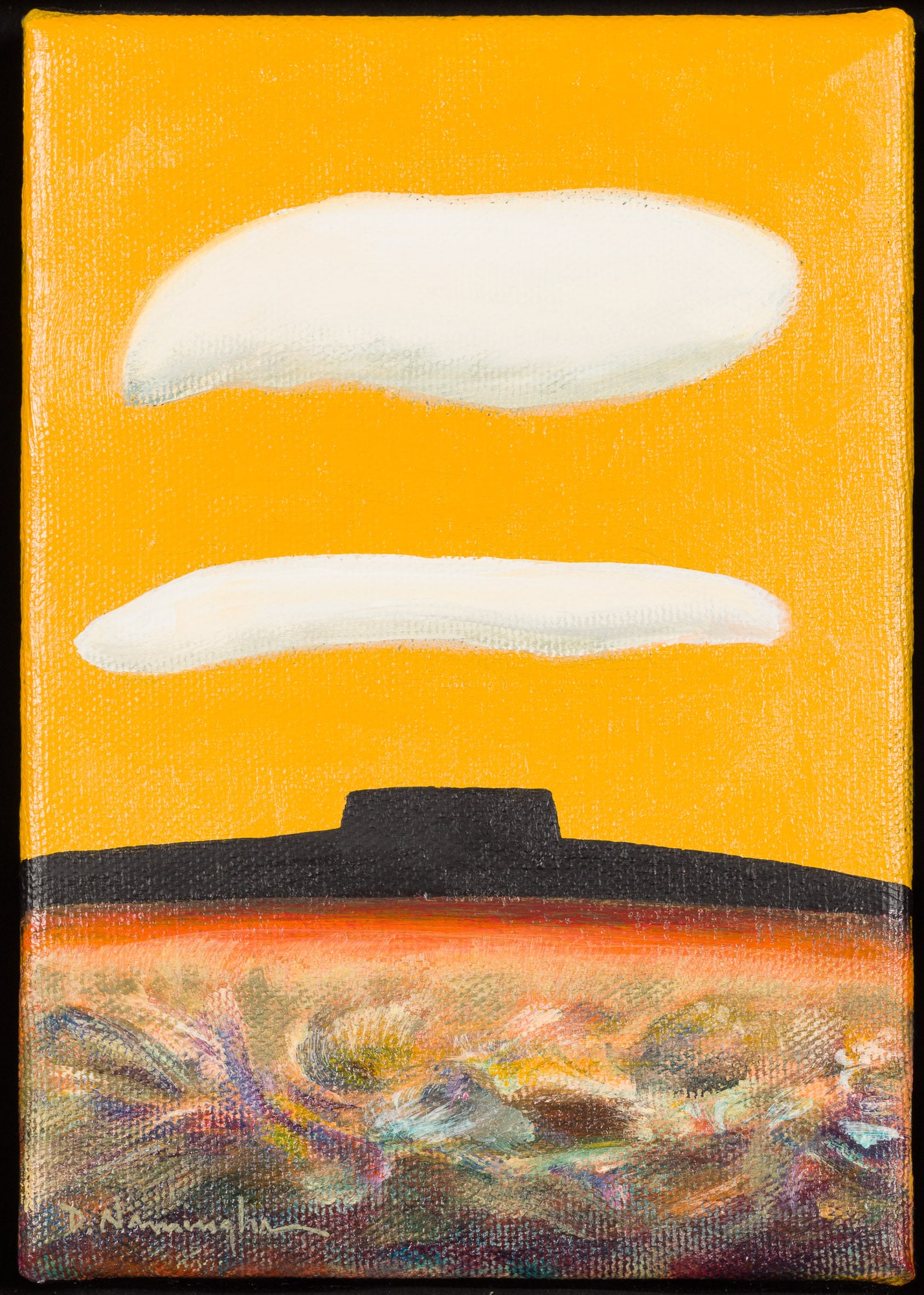 Dan Namingha (NM/AZ, b. 1950), Hopi Cloud #5, Acrylic, 2010 (1 of 10)