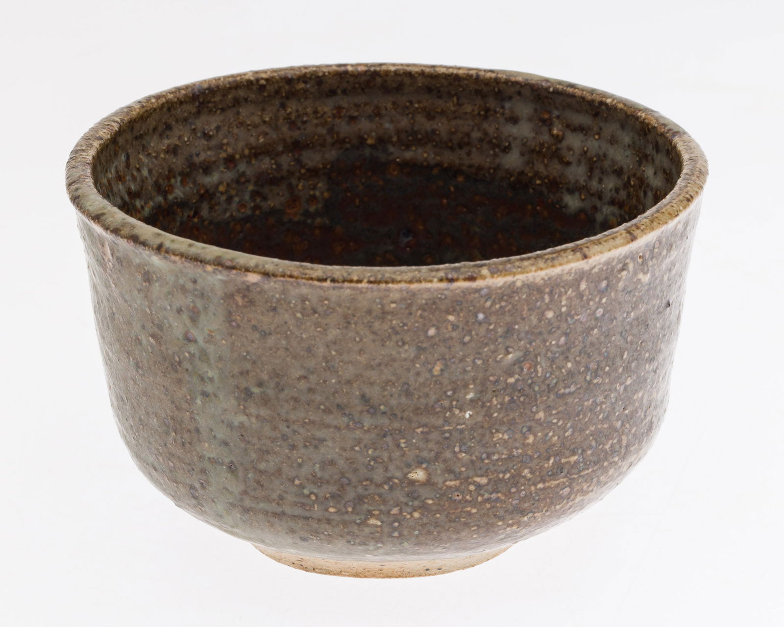 Toshiko Takaezu (1922-2011), Brown and Gray Glazed Tea Bowl (1 of 7)