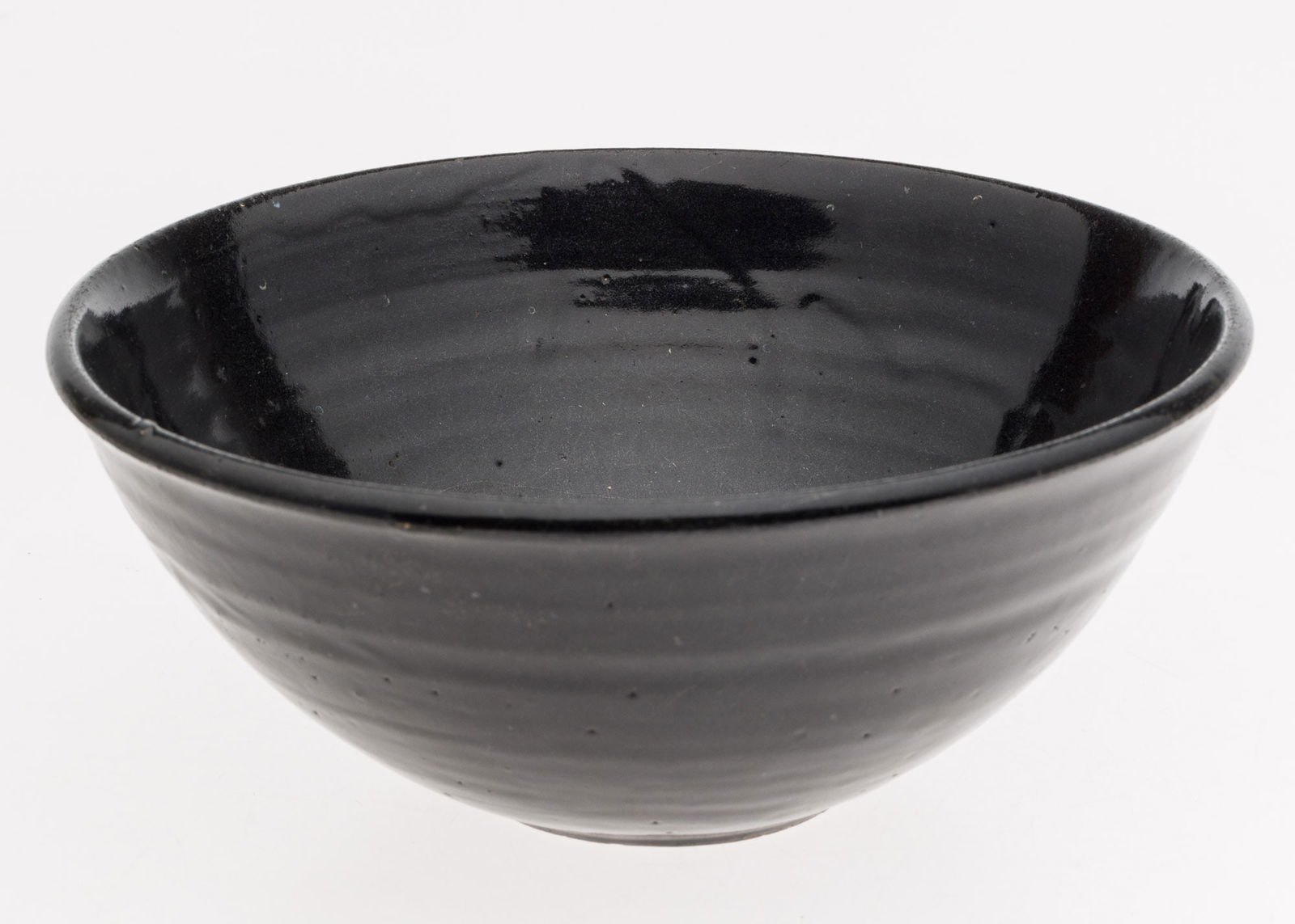Toshiko Takaezu (American/Japanese, 1922-2011) Black Glazed Bowl (1 of 6)