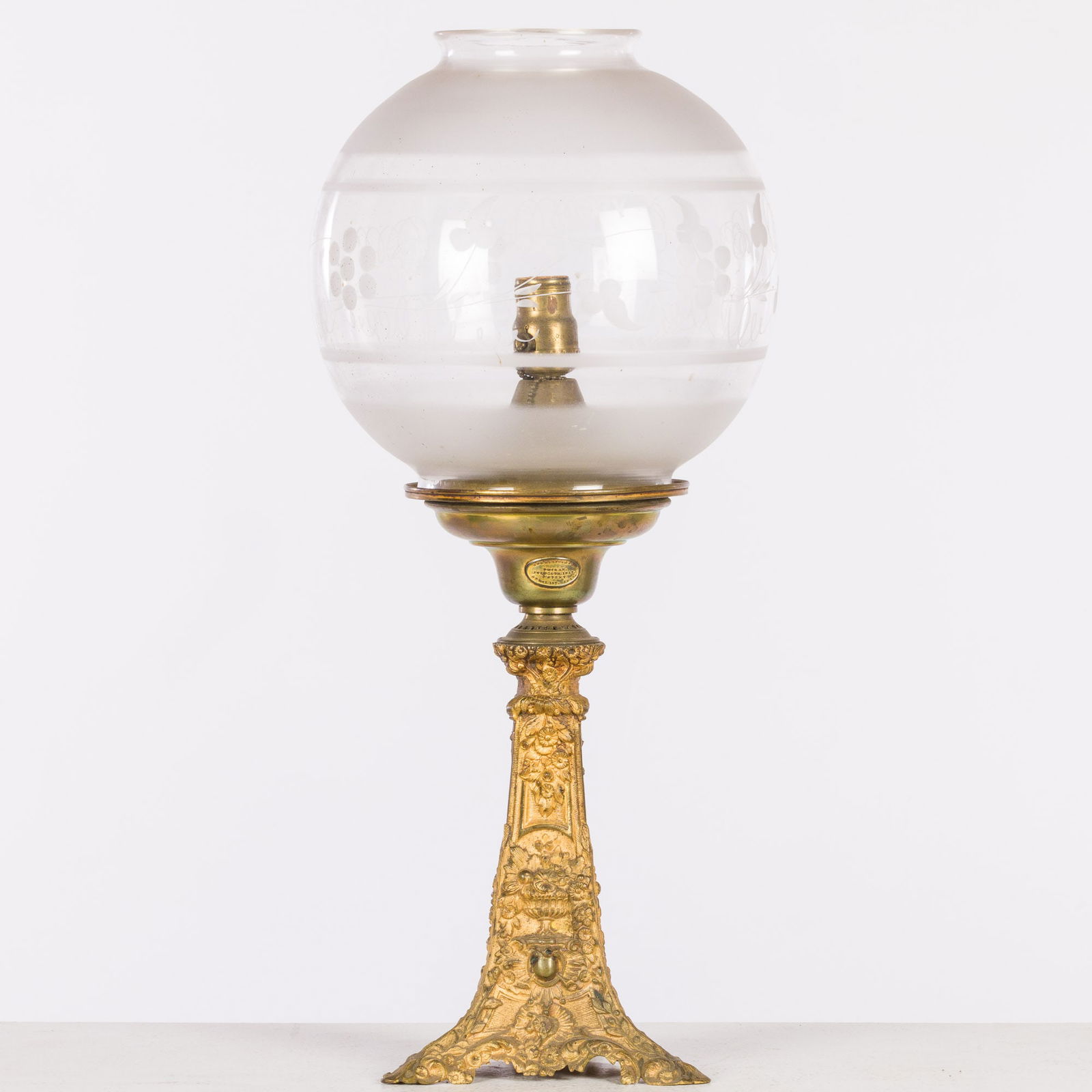 Gilt Bronze Cornelius & Co Astral Lamp, 19th C (1 of 12)