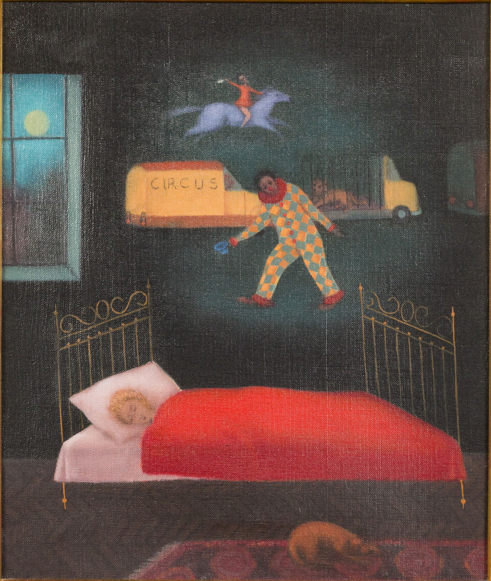 Branko Bahunek (Croatian, 1935-2005), A Child?s Dream, O/C, 1984 (1 of 12)