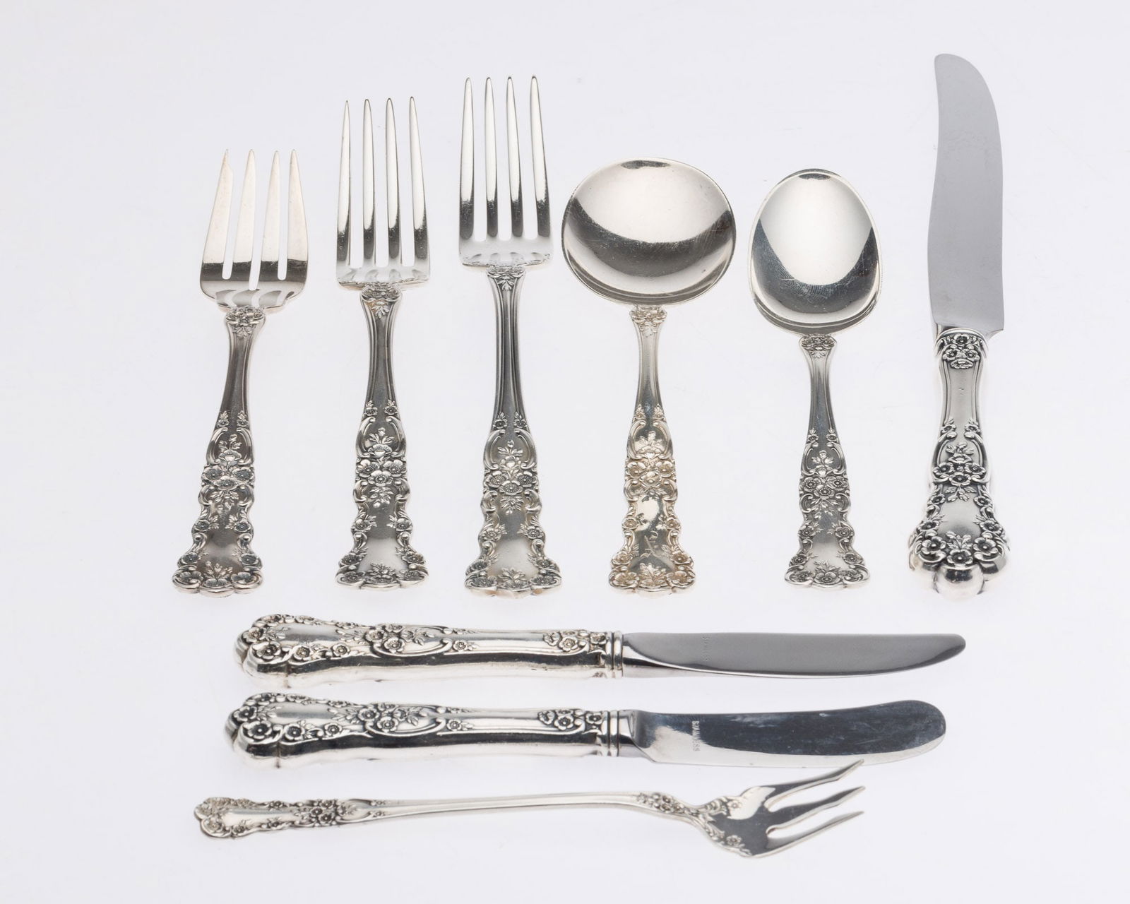Gorham Sterling Silver Flatware Set, 142 pcs. (1 of 13)