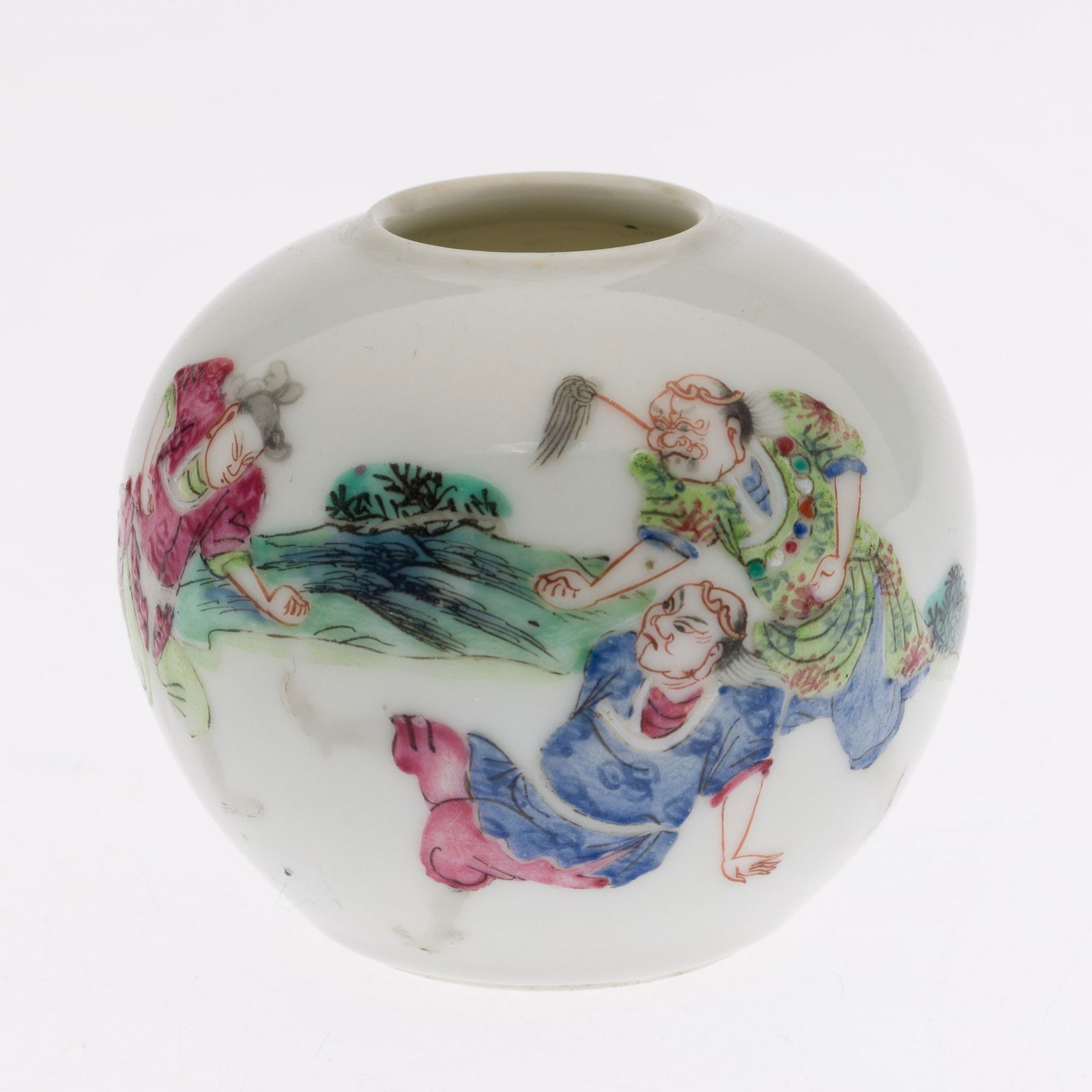 Small Chinese Famille Rose Porcelain Vase (1 of 8)