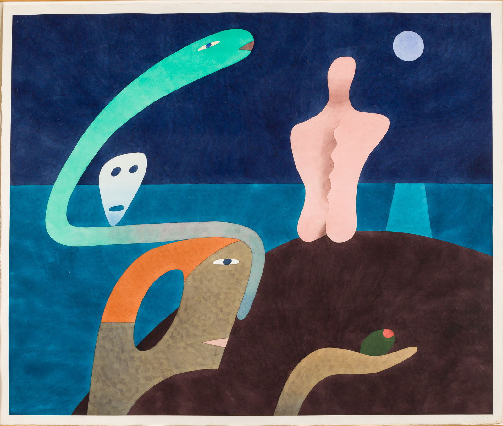 Todd Stoddard McKie (b. 1944), No Rest for the Weary, W/C, 1981 (1 of 17)