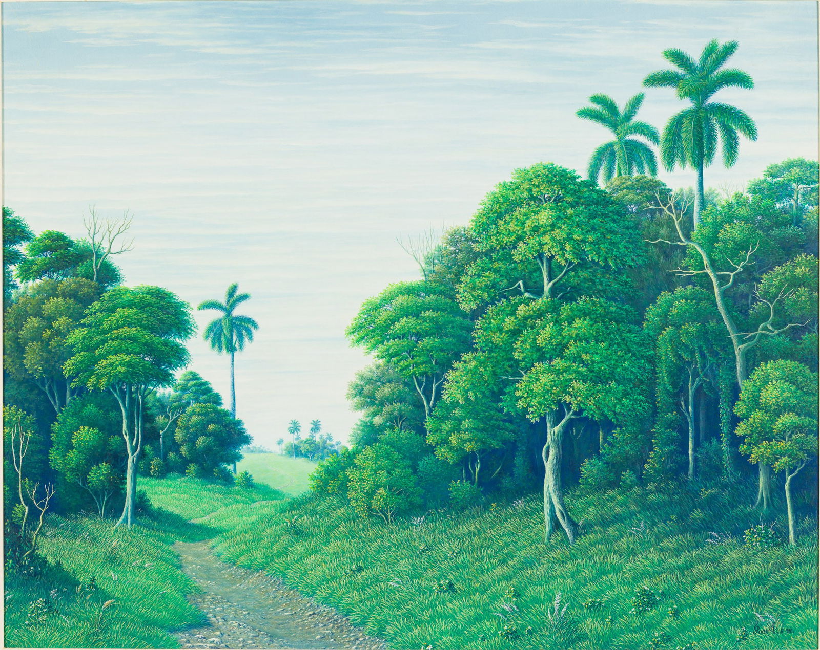 Juan Alberto Diaz (Cuba, 20th C), Camino Al Amanecer, O/C, 1998 (1 of 12)