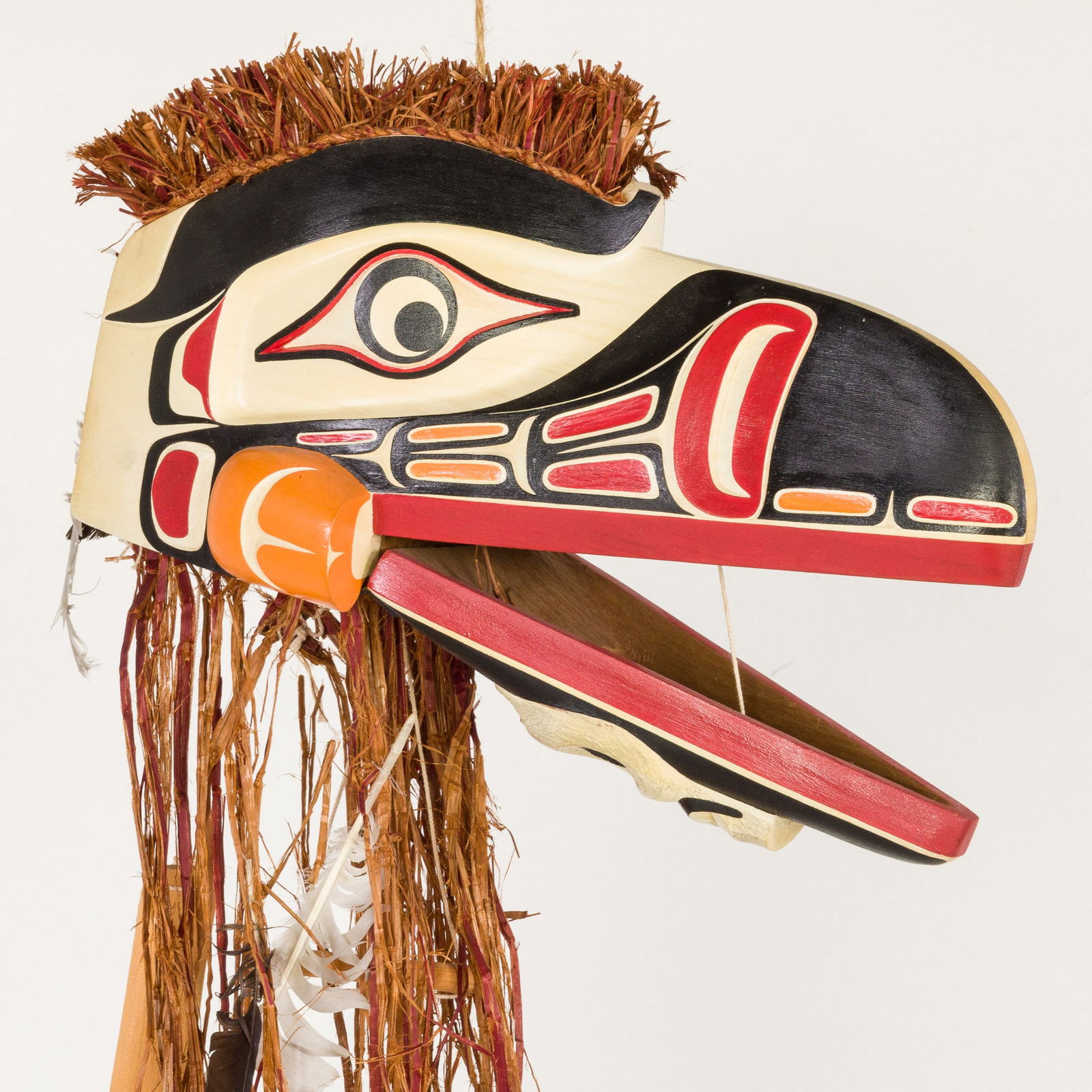 Ned Matlpi (Kwakwaka Wakn Nation, b. 1957), Raven Mask (1 of 12)