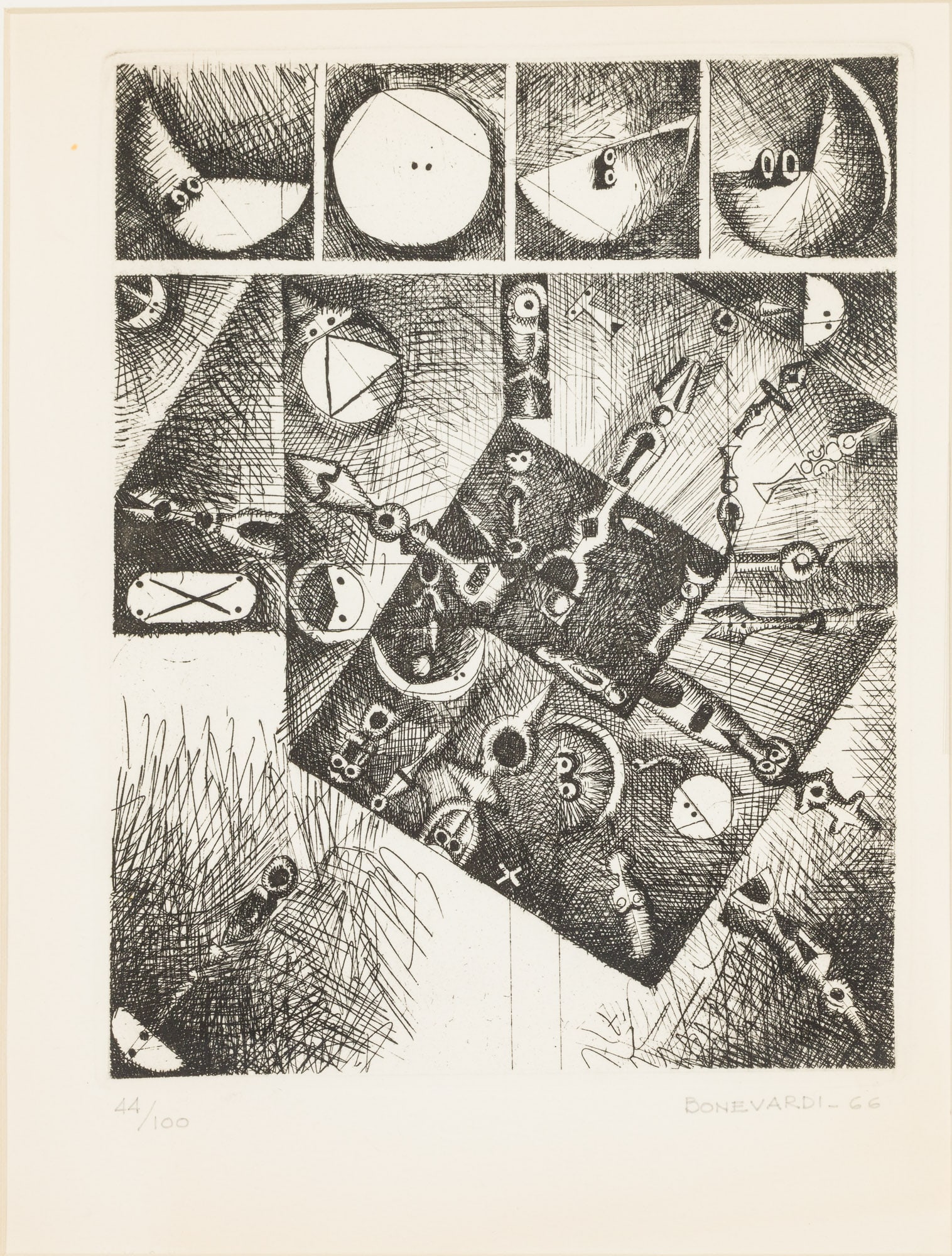 Marcelo Bonevardi (NY/Argentina, 1929-1994), Untitled, Etching (1 of 11)