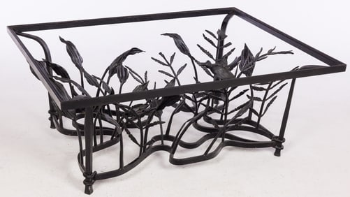Ivan Bailey (GA, 1945-2013) Wrought Iron Low Table