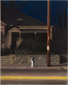 Don Williams (b. 1946) Night Scene with Fire Hydrant