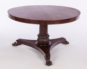 Regency Rosewood Center Table, First Quarter 19th C