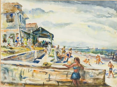 Ben Shute (GA/WI, 1905-1986), St. Simons Island