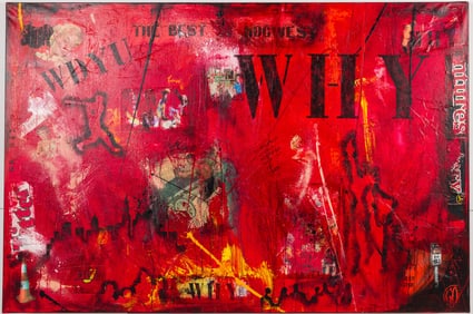 Yves Henry (French, b. 1950), Why, Mixed Media, 2005