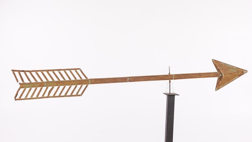 Large Metal Arrow Weathervane