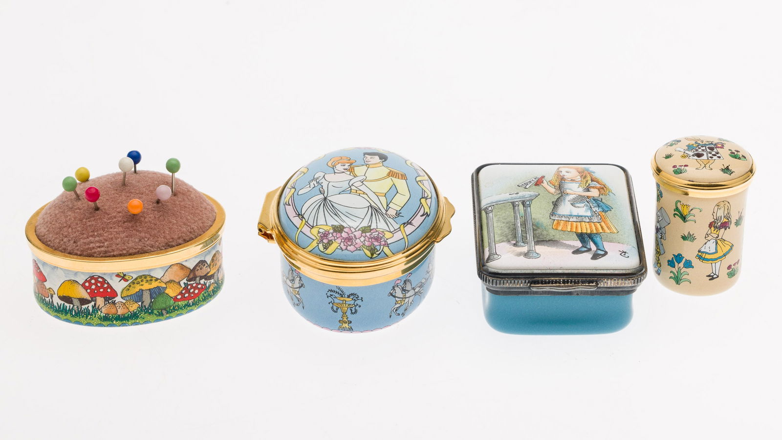 3 Halcyon Days Boxes and a Pin Cushion (1 of 8)