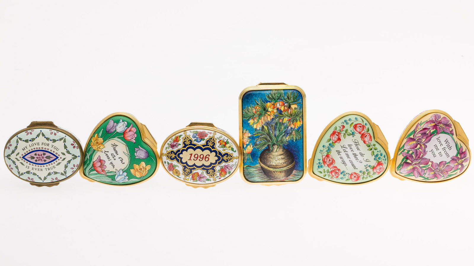 6 Halcyon Days Enamel Boxes (1 of 6)