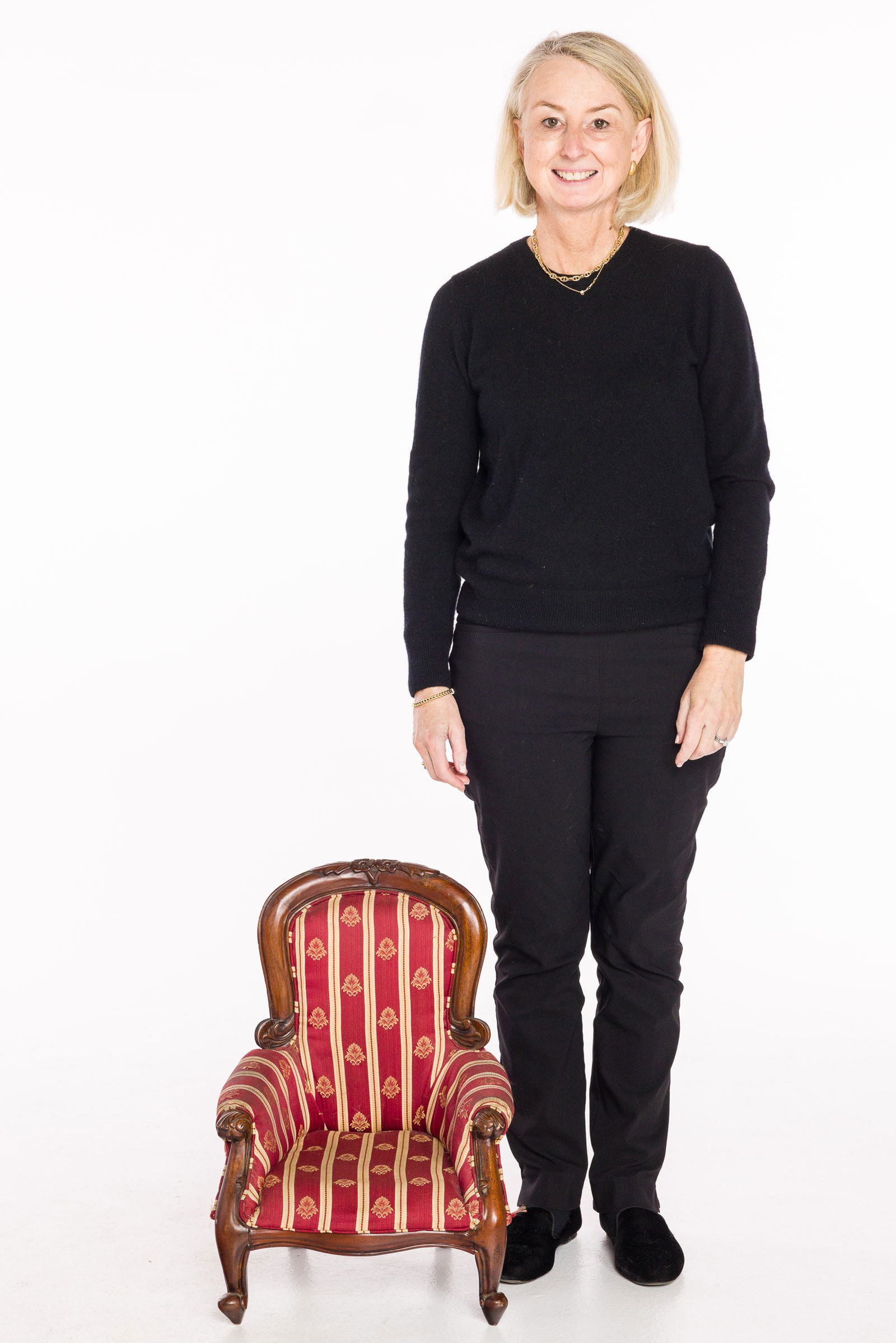 Victorian Walnut Miniature Armchair, 19th C (1 of 10)