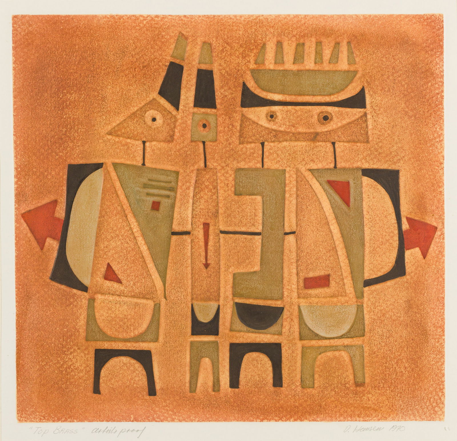 Diana Hansen (America, b. 1947), Top Brass, Litho (1 of 12)