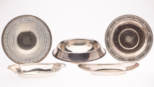 5 Sterling Silver Serving Articles