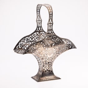 Reed and Barton Sterling Silver Pierced Basket