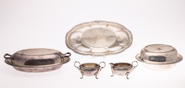 5 Sterling Silver Serving Articles including Kirk