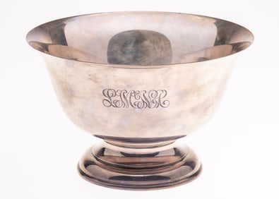 Large Sterling Silver Punch Bowl