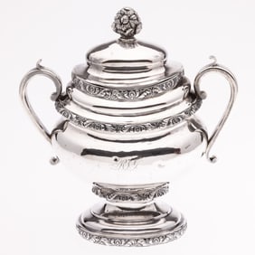 Frederick Marquand Coin Silver Sugar