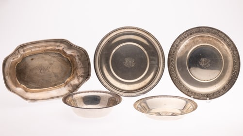 5 Sterling Silver Serving Articles