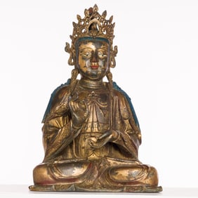 Chinese Gilt Bronze Buddha