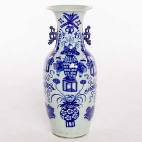 Chinese Large Blue and White Vase