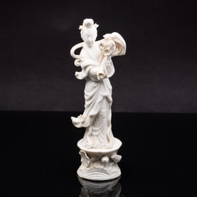 Chinese Blanc de Chine Porcelain Guanyin