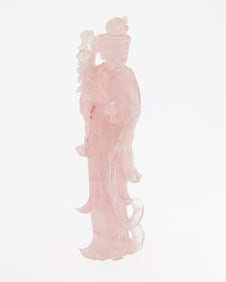 Chinese Rose Quartz Guanyin