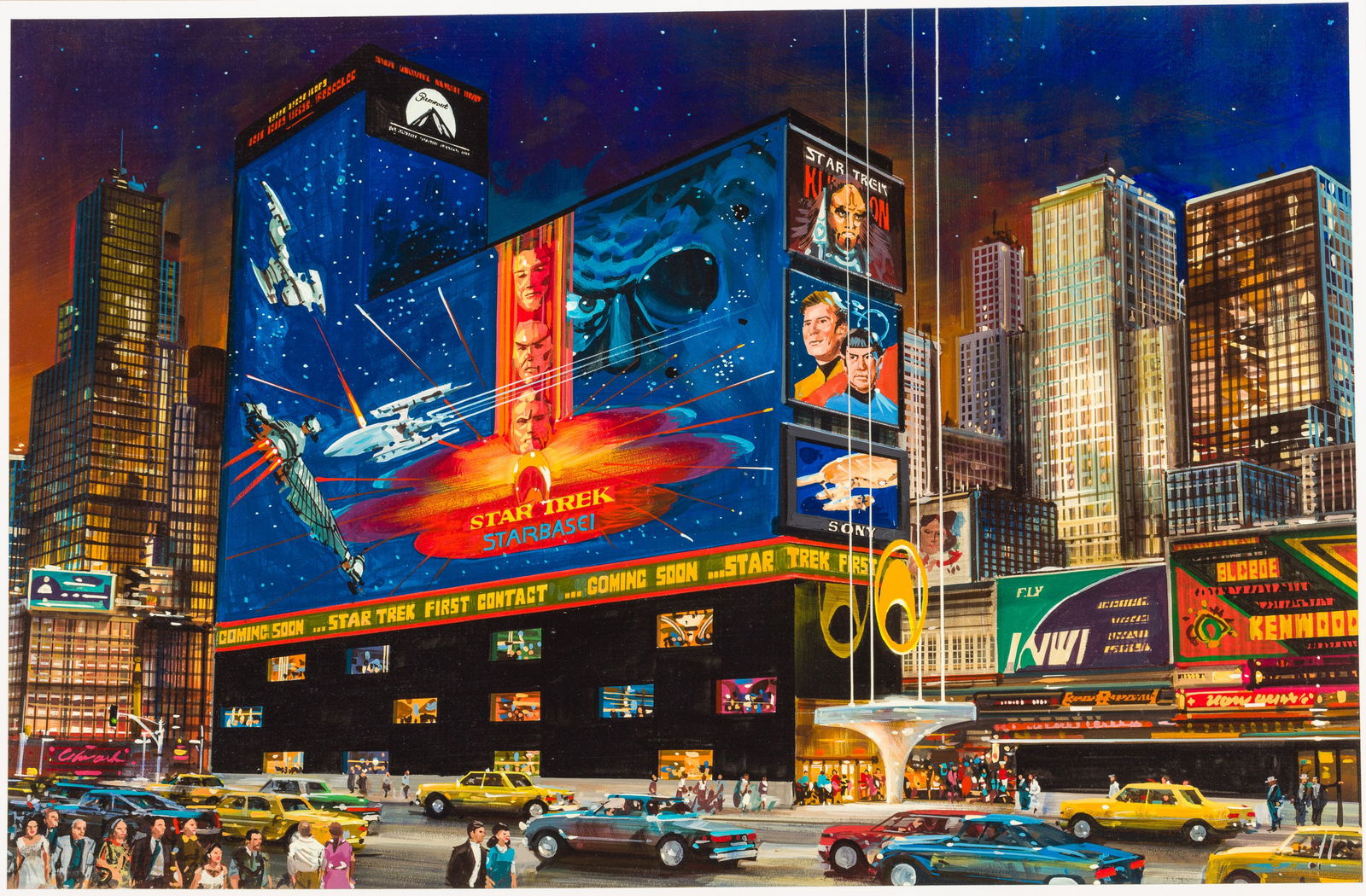 John Berkey, For #1 Times Square Star Trek Billboard (1 of 11)