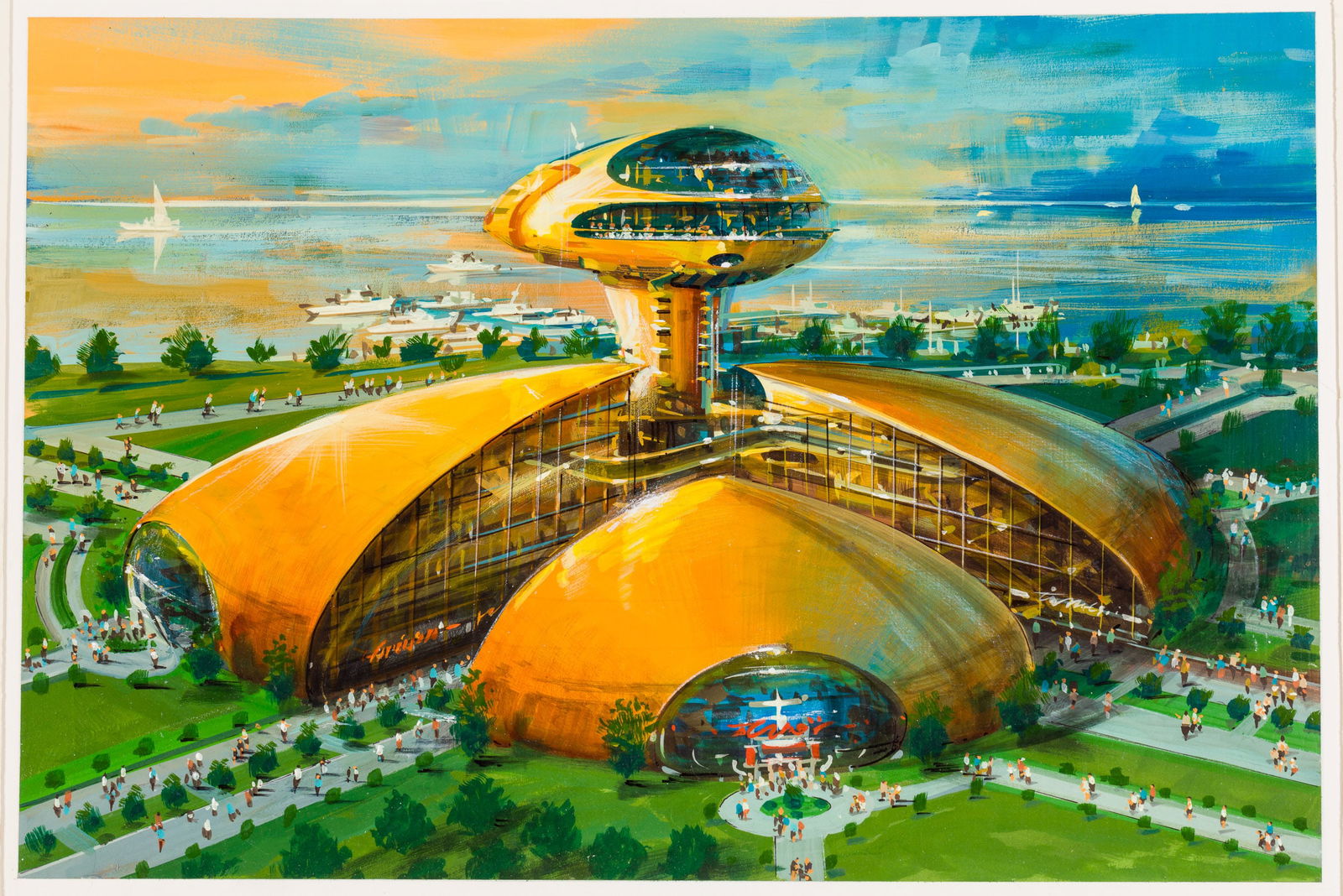 John Berkey, Dalien Cruise Port Building Concept (1 of 11)