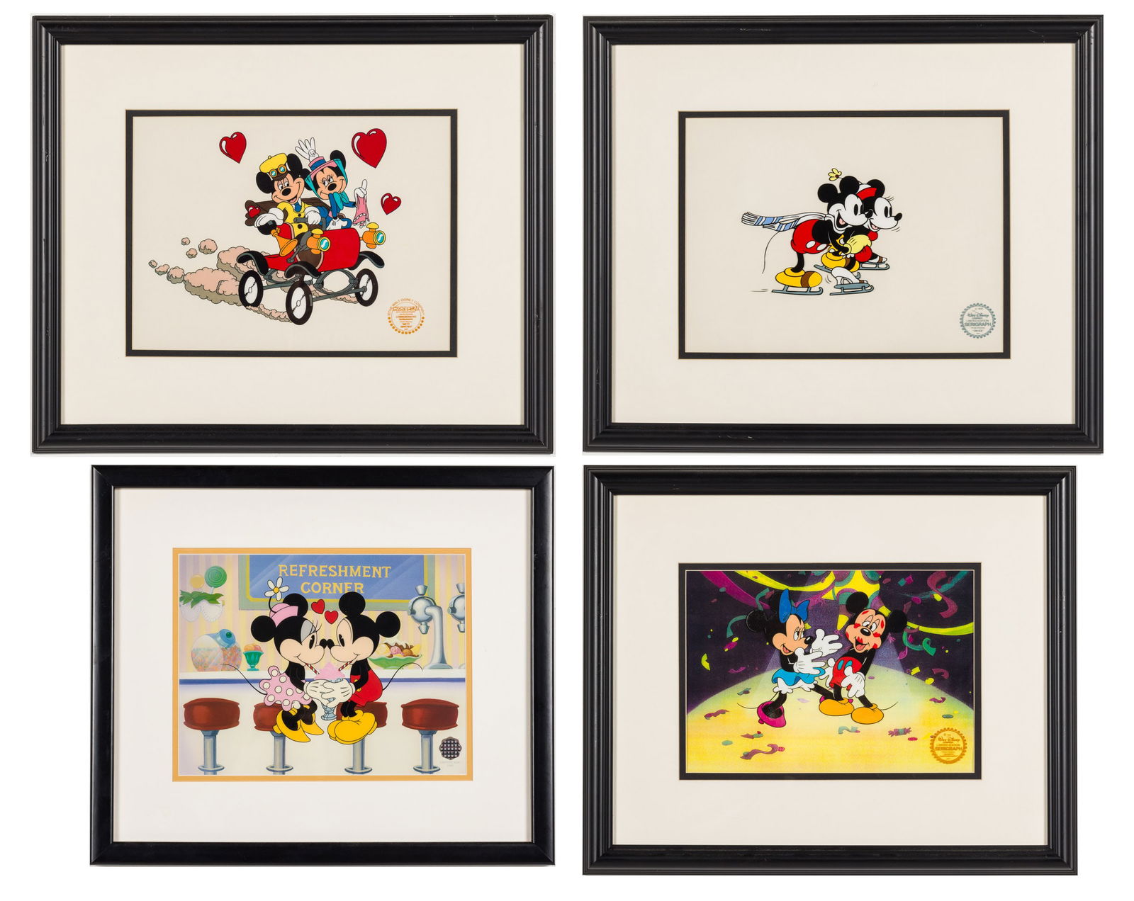4 Mickey and Minnie Mouse Disney Serigraphs (1 of 20)
