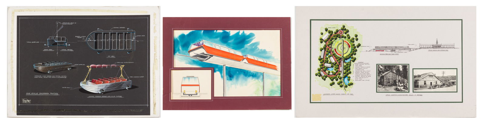 3 Technical Concept Drawings for Amusement Park (1 of 11)