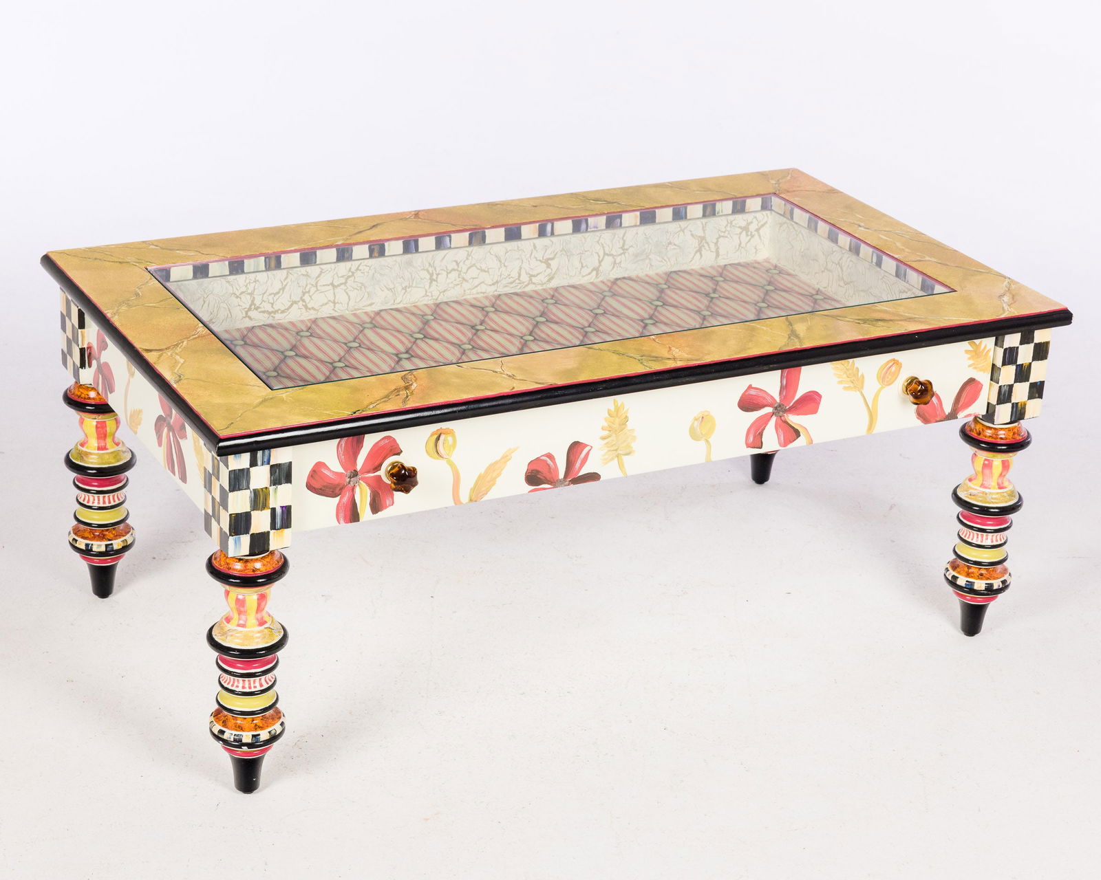 Mackenzie-Childs Poppy Keepsake Coffee Table (1 of 8)