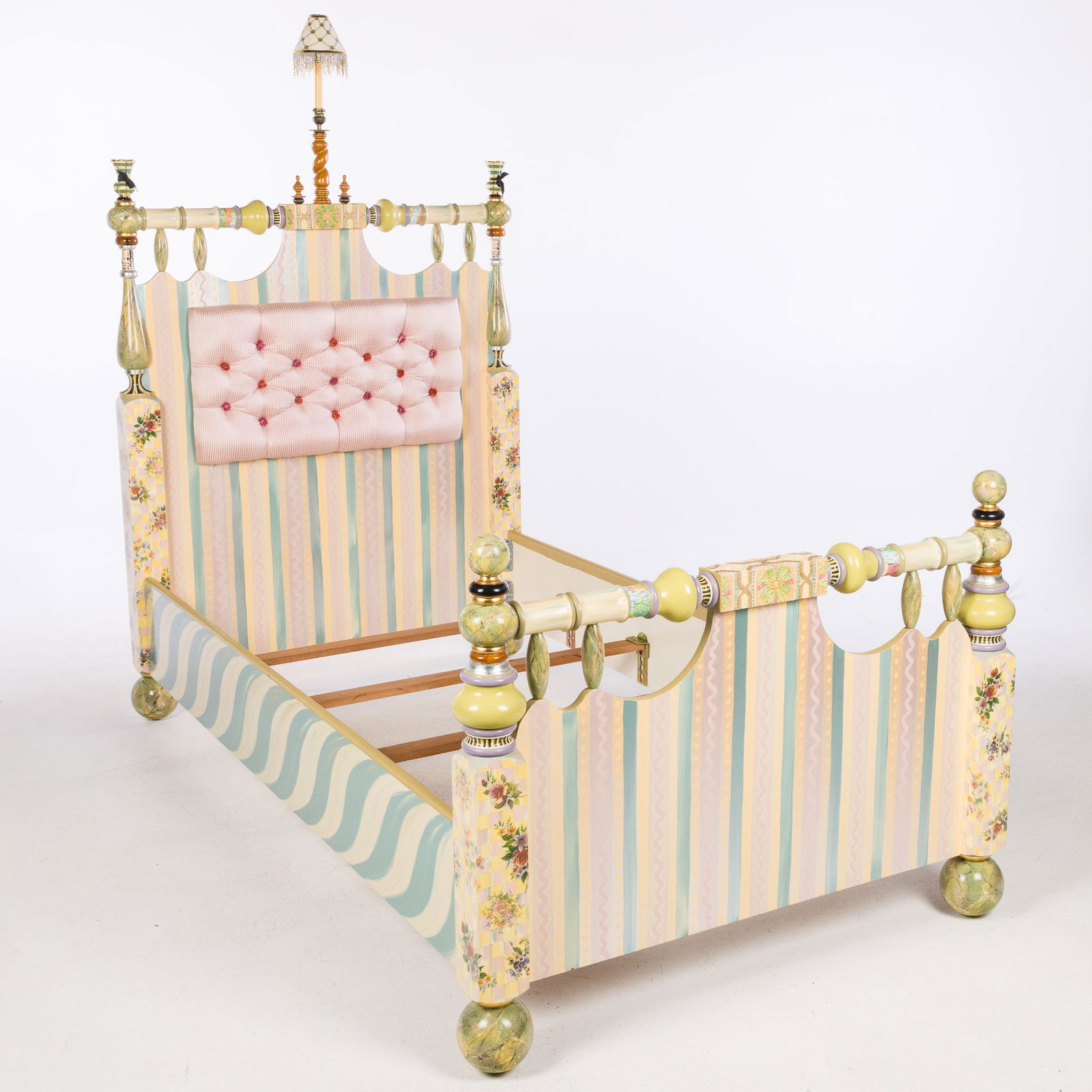 McKenzie Childs Cakewalk Twin Bed (1 of 10)