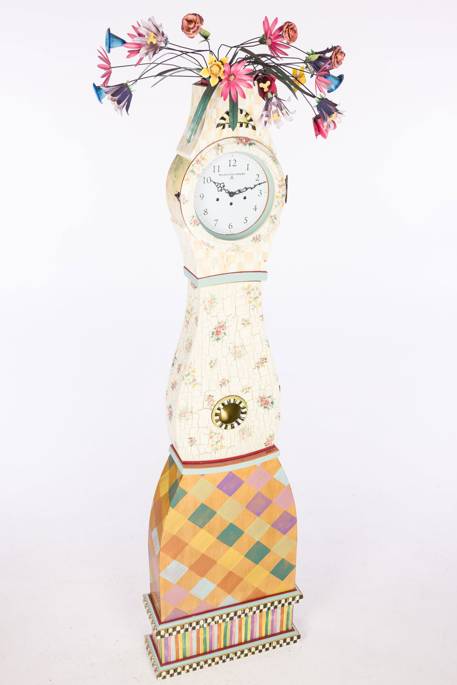 Mackenzie-Childs Painted Tall Case Clock (1 of 12)