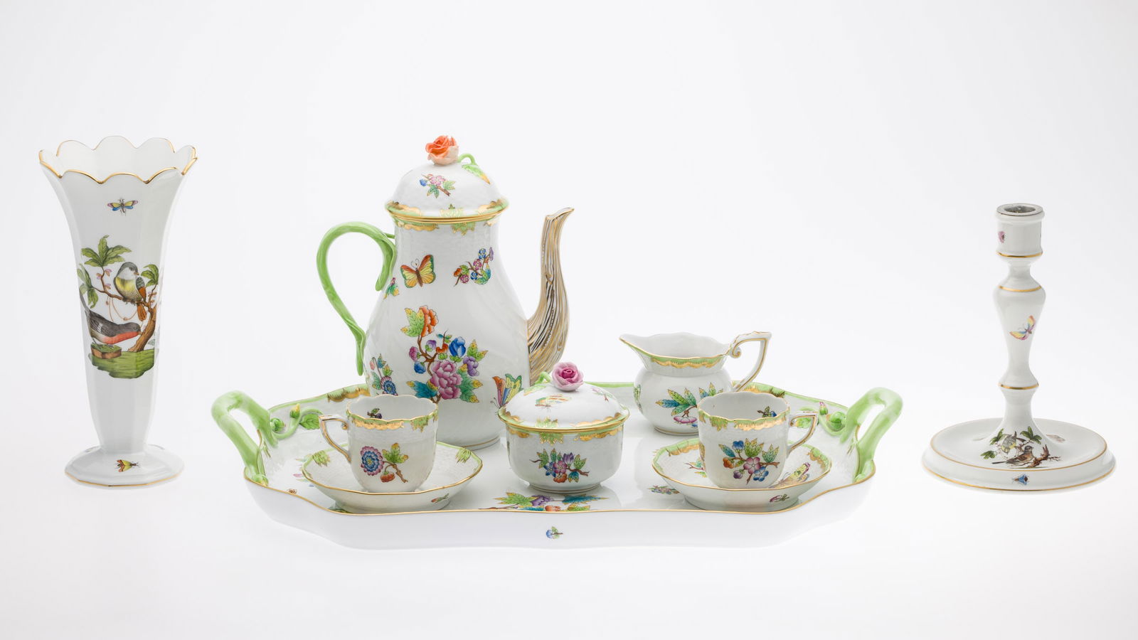 Herend Porcelain Tea Set, 10 pcs. (1 of 20)