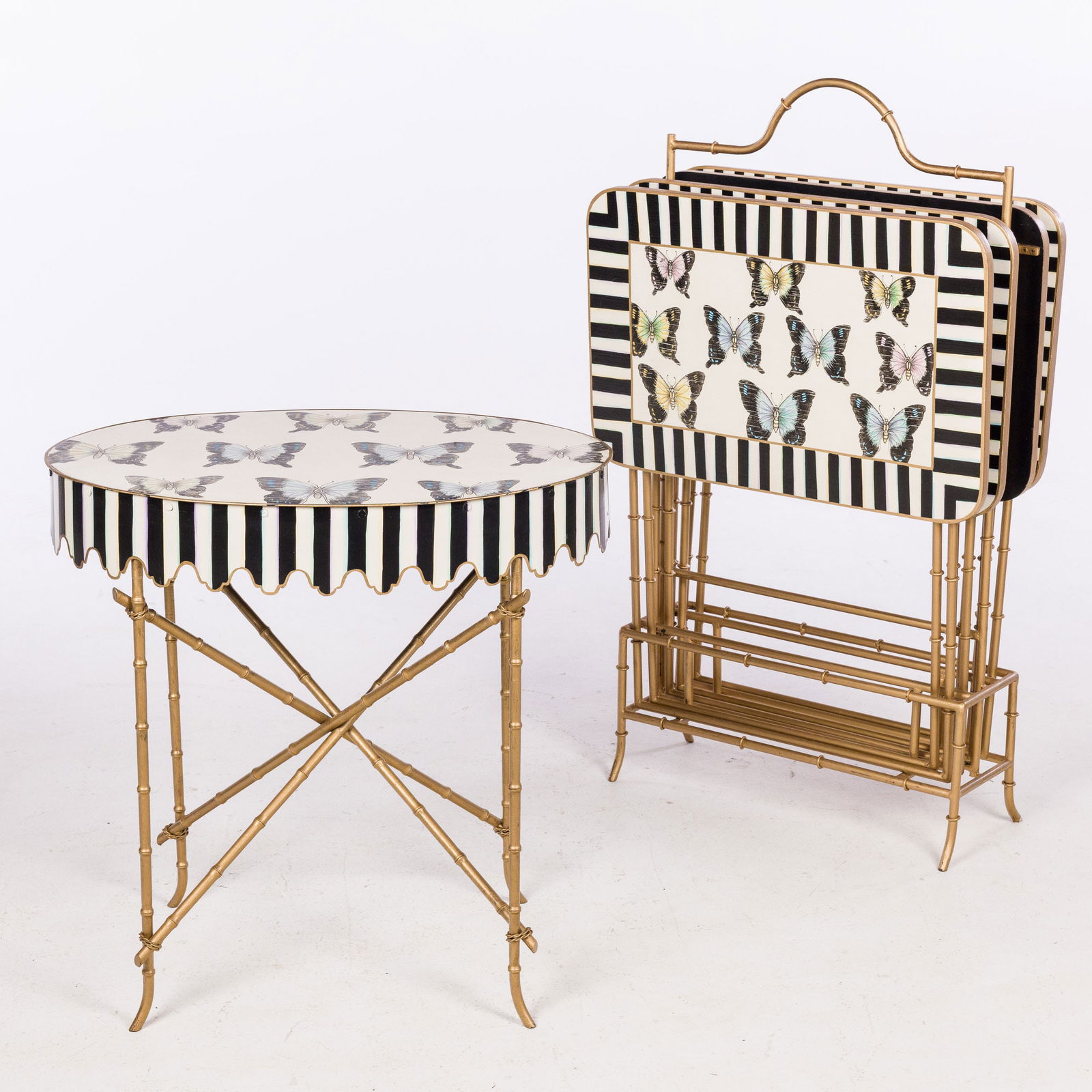 Group Mackenzie-Childs Butterfly Collection Tables (1 of 10)