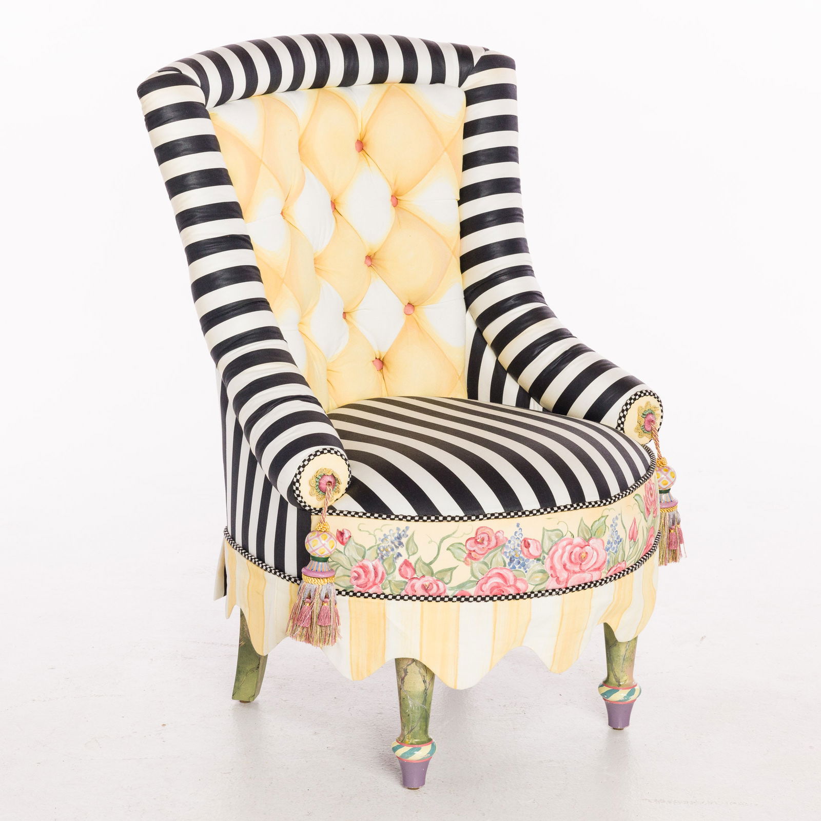 Mackenzie-Childs Garden Awning Armchair (1 of 8)