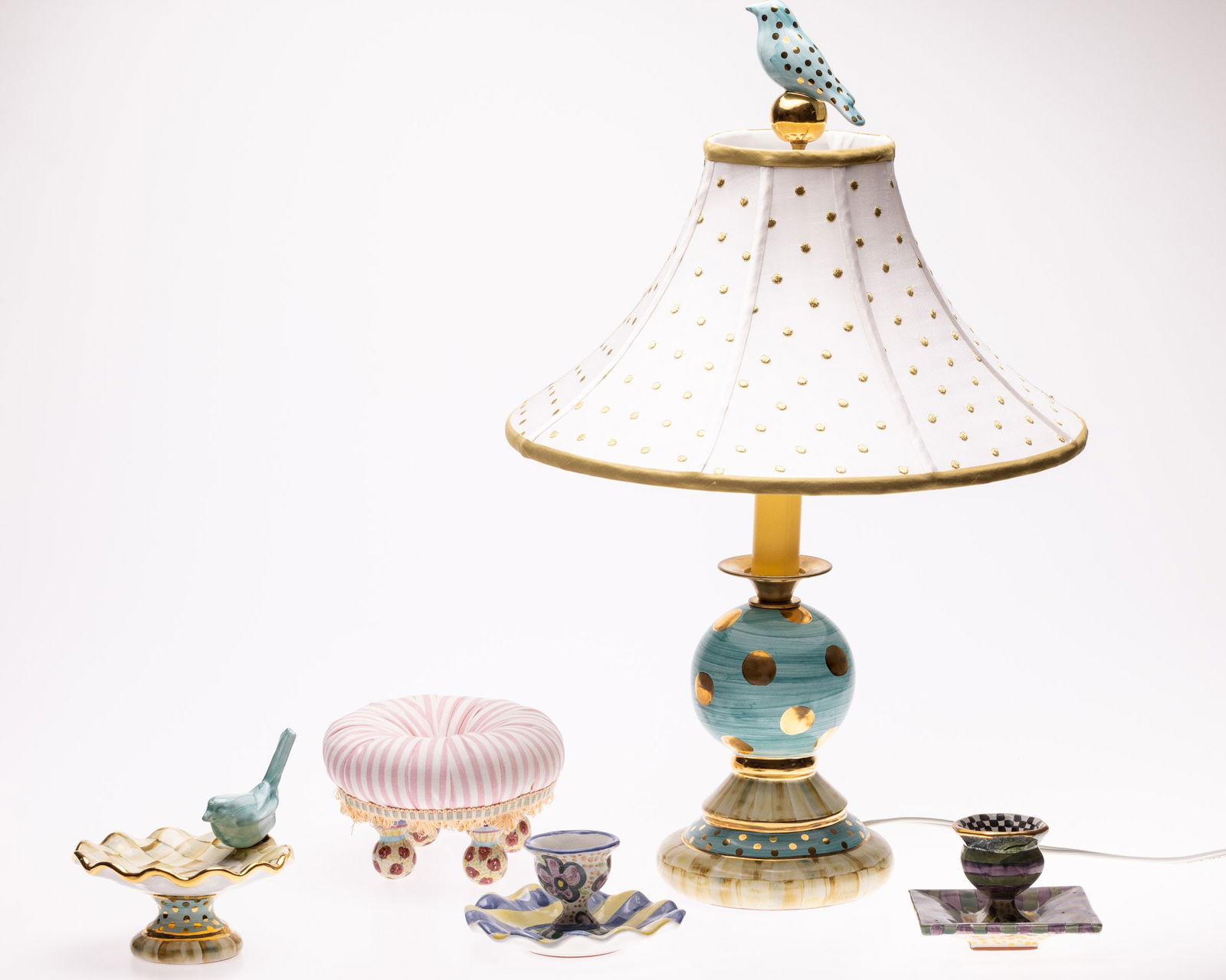 Group of Mackenzie-Childs Table Articles (1 of 12)