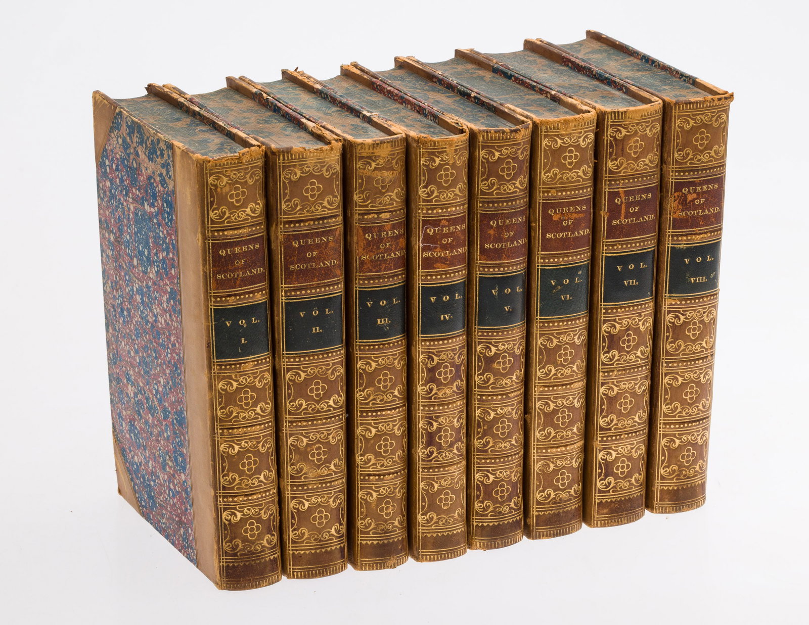 Lives of the Queens of Scotland, 8 Vols: Description: Lives of the Queens of Scotland, 8 Vols, by Agnes Strickland, 8 volumes of 'The Lives of the Queens of Scotland and English Princesses; connected with the regal succession of Great B