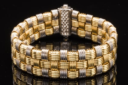 Italian DGA 18K & Diamond Bracelet