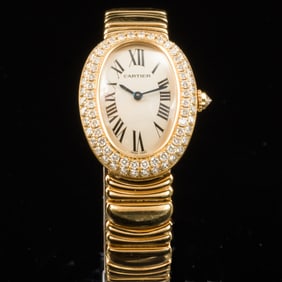 Cartier 18K Gold and Diamond Ladies? Watch